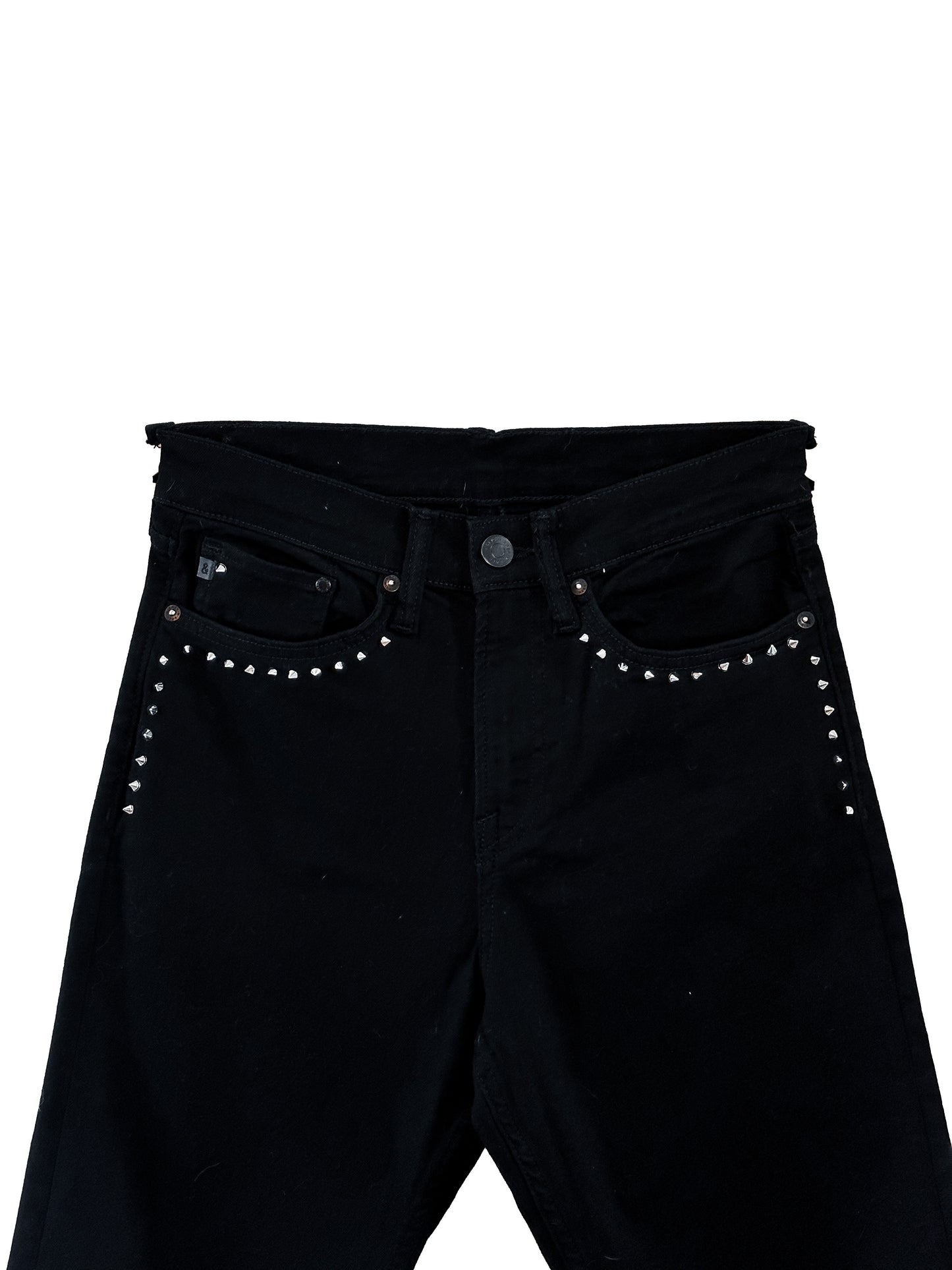 Black Popstud Jeans