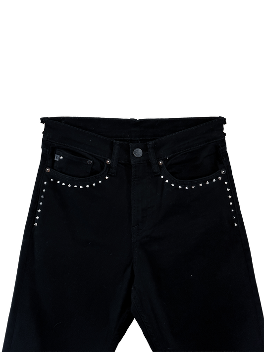 Black Popstud Jeans
