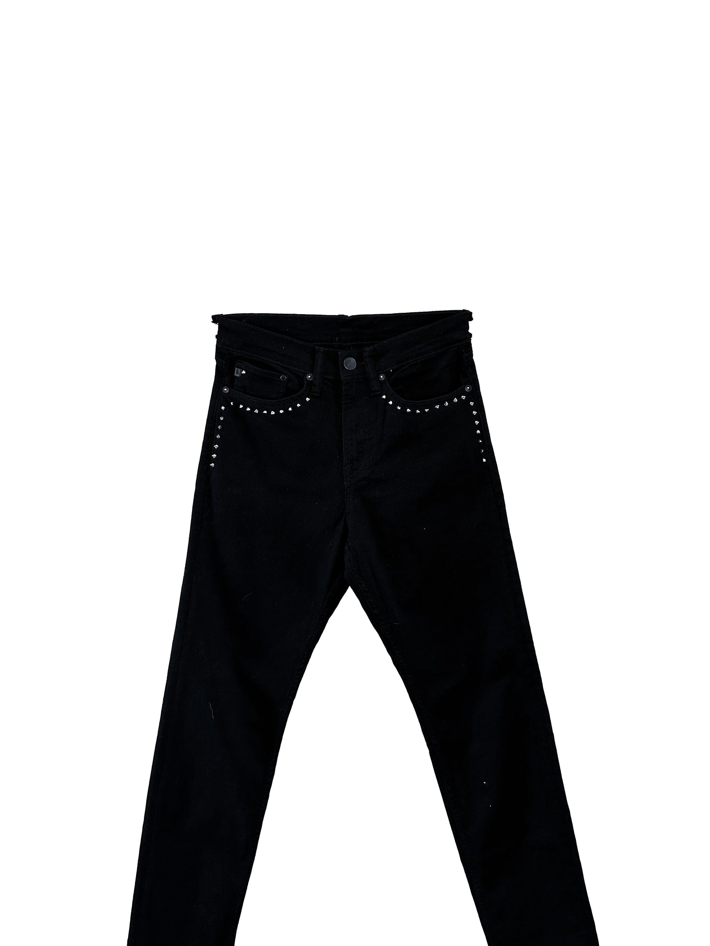 Black Popstud Jeans